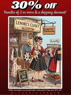 30%off bundles-eclectic closet, country girl, boho, rockabilly, preppy, classic